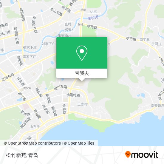 松竹新苑地图