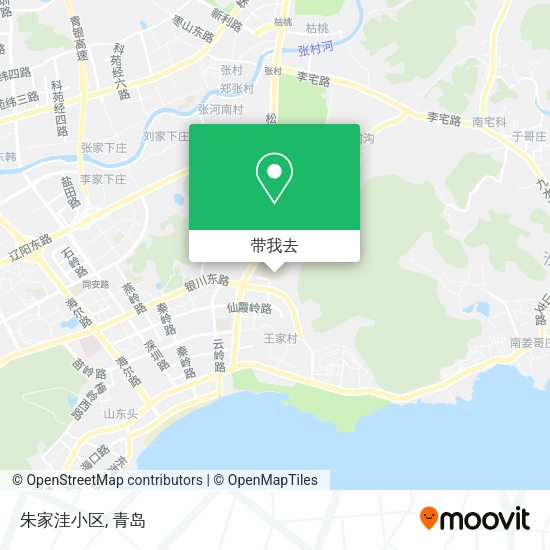 朱家洼小区地图