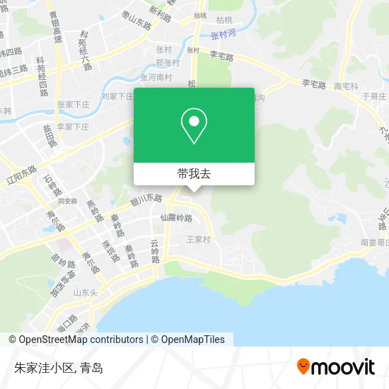 朱家洼小区地图