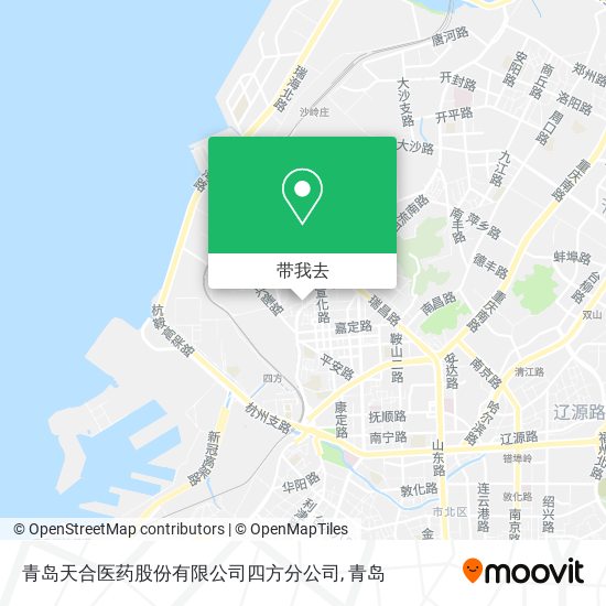 青岛天合医药股份有限公司四方分公司地图