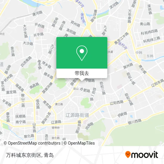 万科城东京街区地图