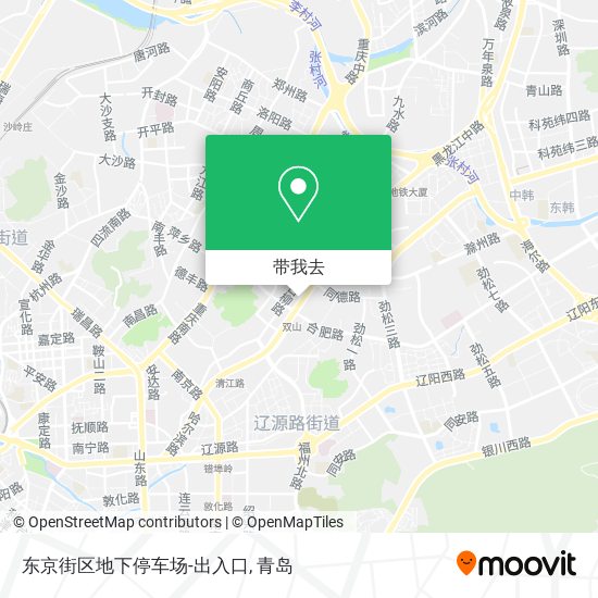 东京街区地下停车场-出入口地图