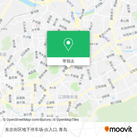 东京街区地下停车场-出入口地图