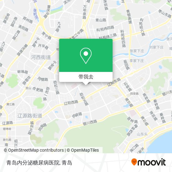 青岛内分泌糖尿病医院地图