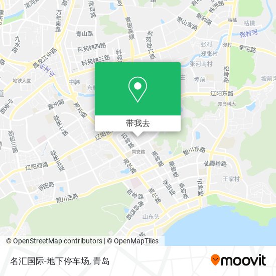 名汇国际-地下停车场地图