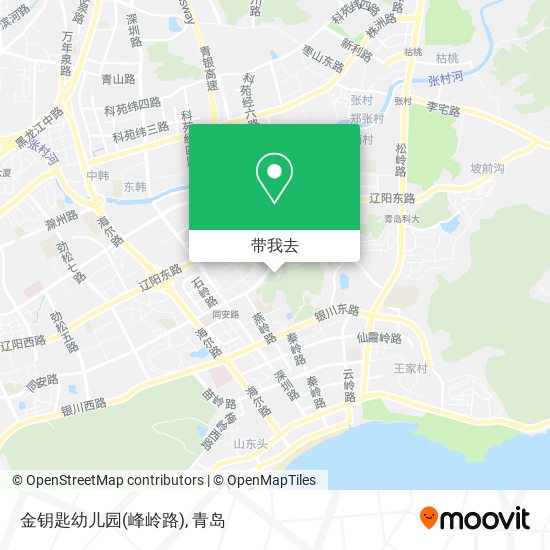 金钥匙幼儿园(峰岭路)地图