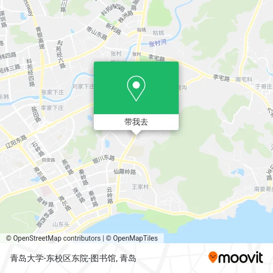 青岛大学-东校区东院-图书馆地图