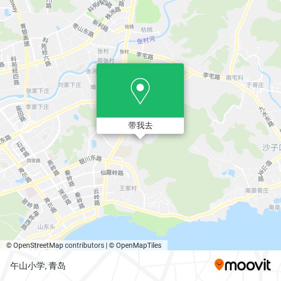 午山小学地图