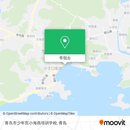 青岛市少年宫小海燕培训学校地图