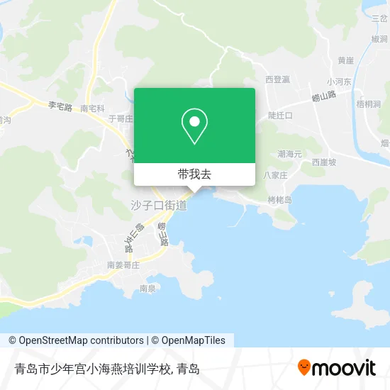 青岛市少年宫小海燕培训学校地图