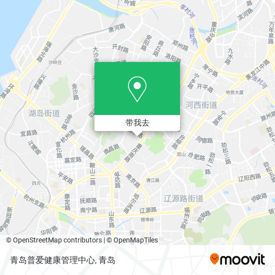 青岛普爱健康管理中心地图