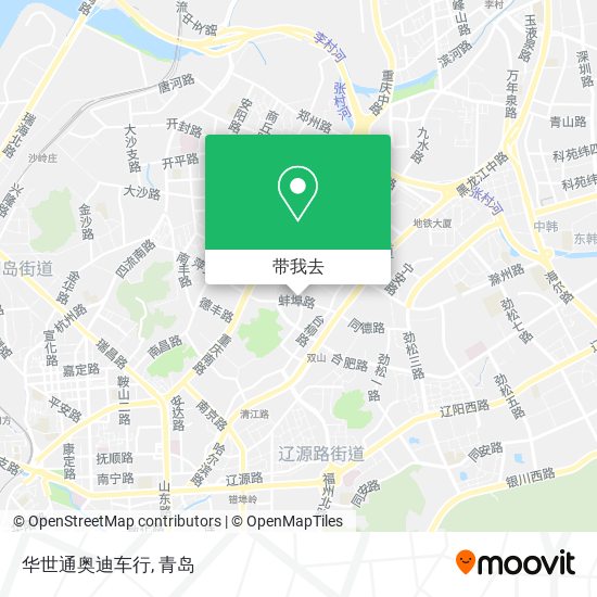 华世通奥迪车行地图