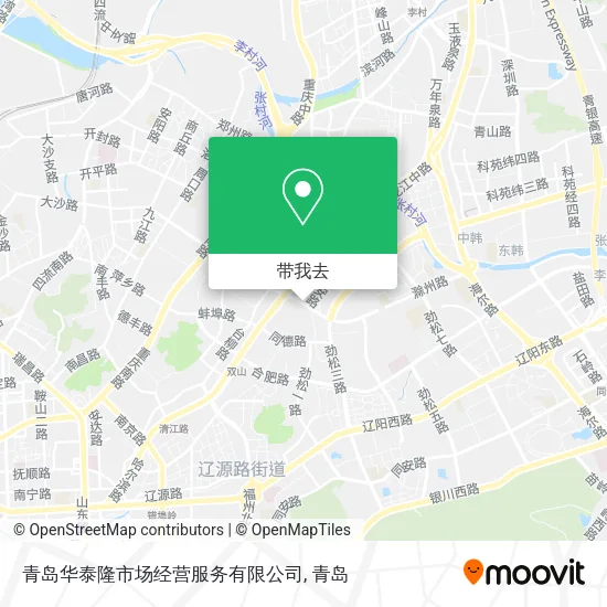 青岛华泰隆市场经营服务有限公司地图