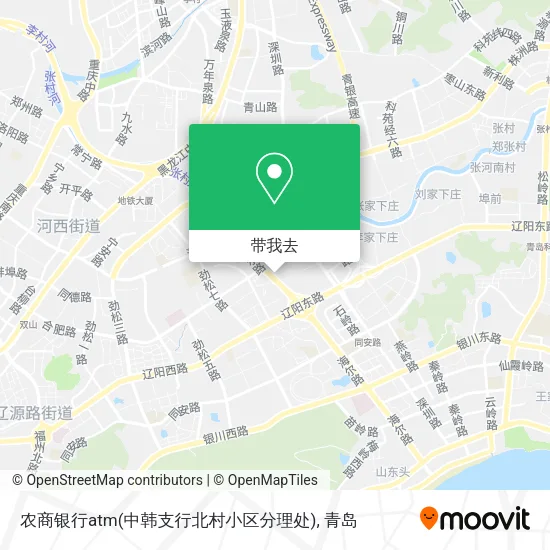 农商银行atm(中韩支行北村小区分理处)地图