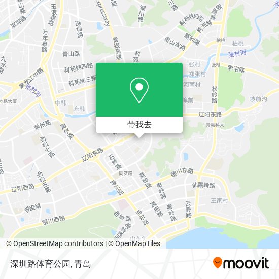 深圳路体育公园地图