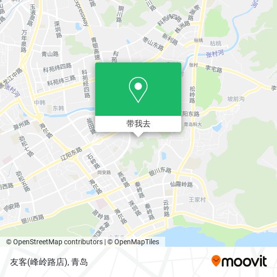 友客(峰岭路店)地图