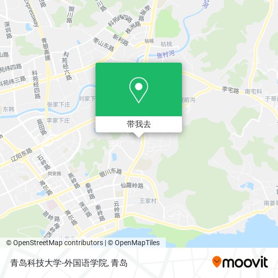 青岛科技大学-外国语学院地图