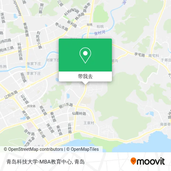 青岛科技大学-MBA教育中心地图