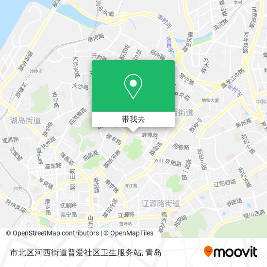 市北区河西街道普爱社区卫生服务站地图