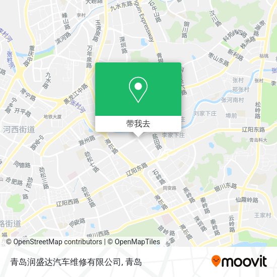 青岛润盛达汽车维修有限公司地图