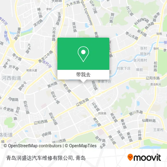 青岛润盛达汽车维修有限公司地图