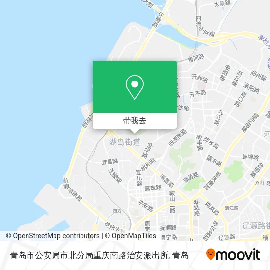 青岛市公安局市北分局重庆南路治安派出所地图