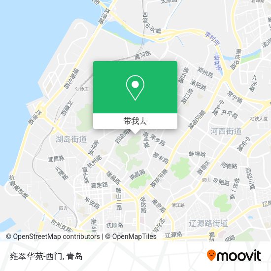 雍翠华苑-西门地图