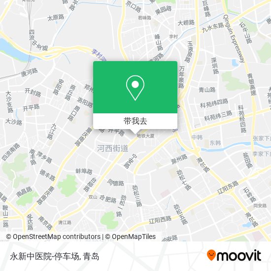 永新中医院-停车场地图