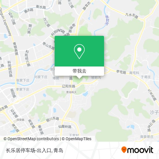 长乐居停车场-出入口地图