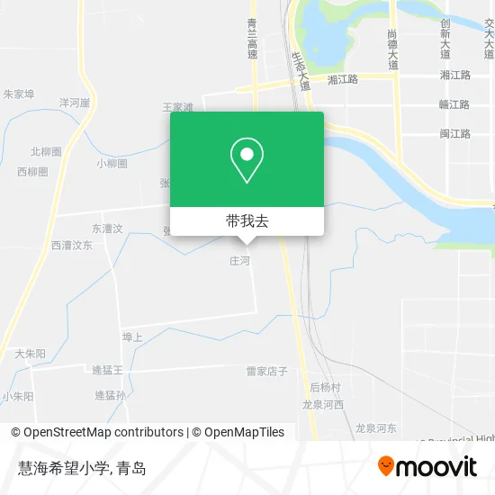 慧海希望小学地图