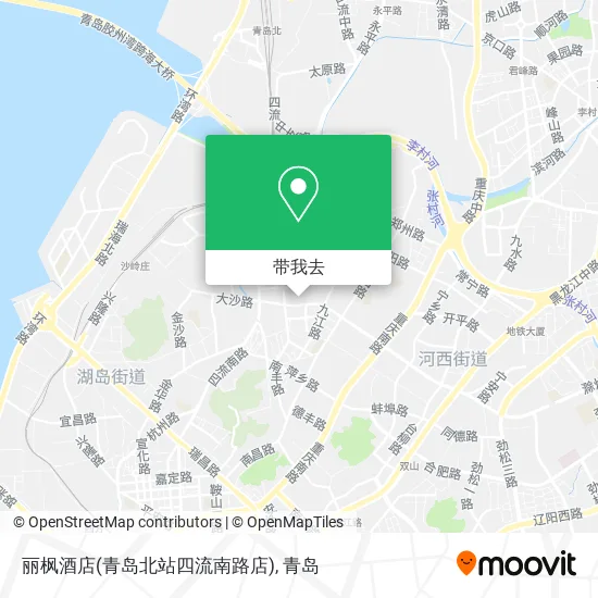 丽枫酒店(青岛北站四流南路店)地图
