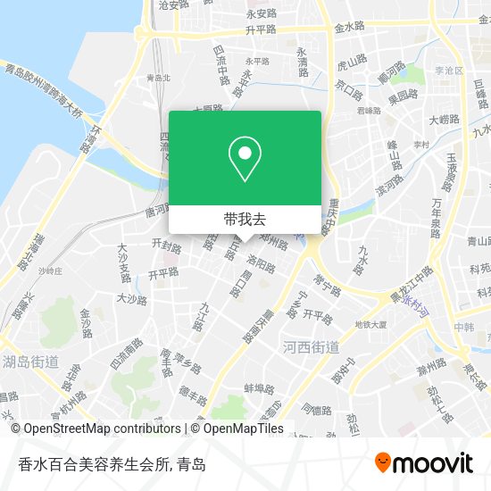 香水百合美容养生会所地图