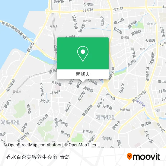 香水百合美容养生会所地图