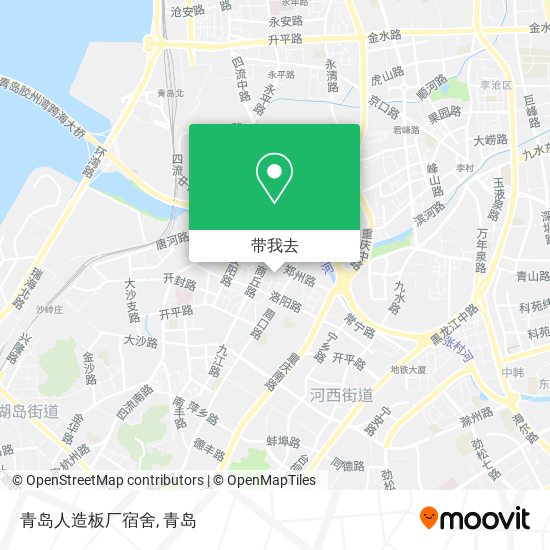 青岛人造板厂宿舍地图