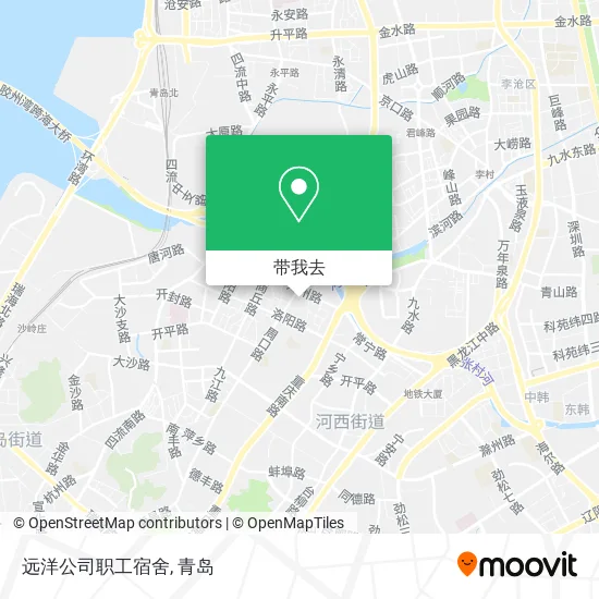远洋公司职工宿舍地图