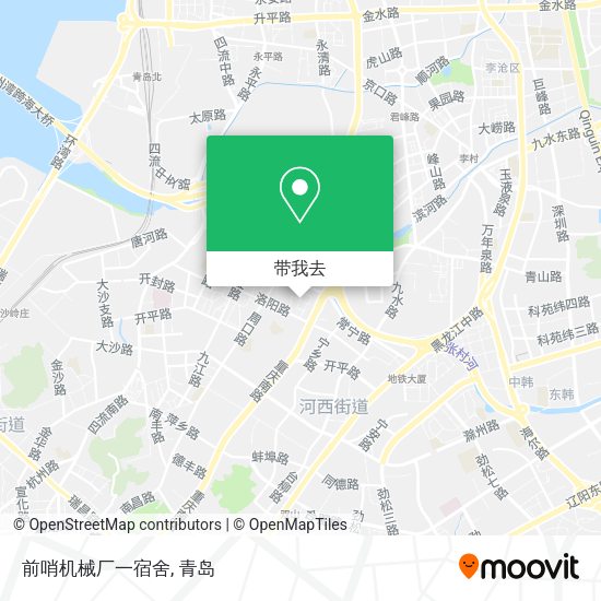 前哨机械厂一宿舍地图