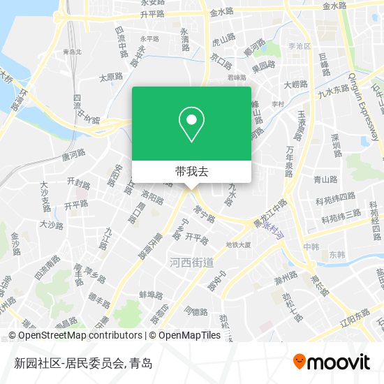 新园社区-居民委员会地图