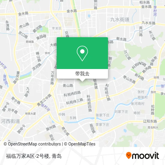 福临万家A区-2号楼地图