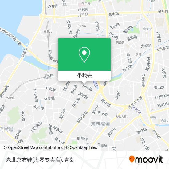 老北京布鞋(海琴专卖店)地图