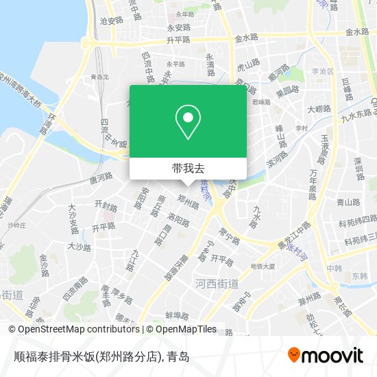 顺福泰排骨米饭(郑州路分店)地图