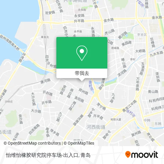 怡维怡橡胶研究院停车场-出入口地图