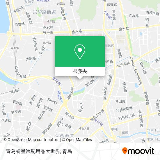青岛睿星汽配用品大世界地图