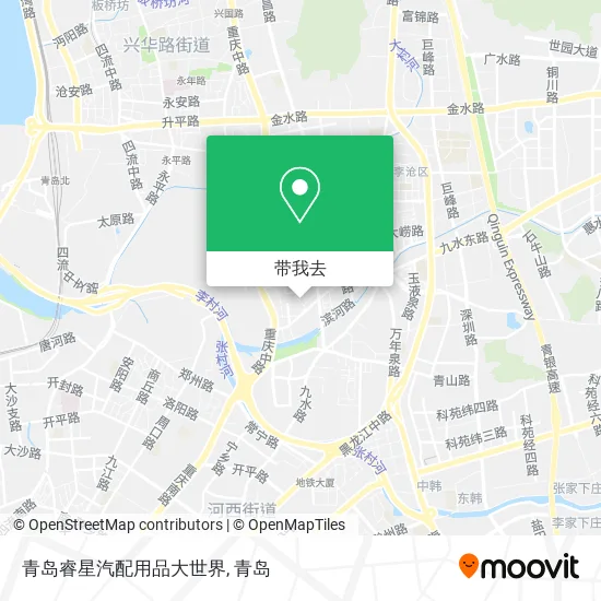 青岛睿星汽配用品大世界地图