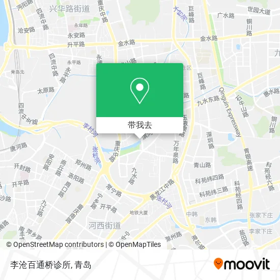 李沧百通桥诊所地图