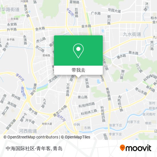 中海国际社区-青年客地图
