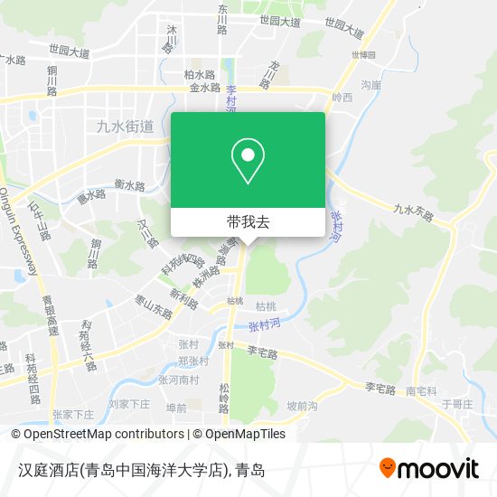 汉庭酒店(青岛中国海洋大学店)地图