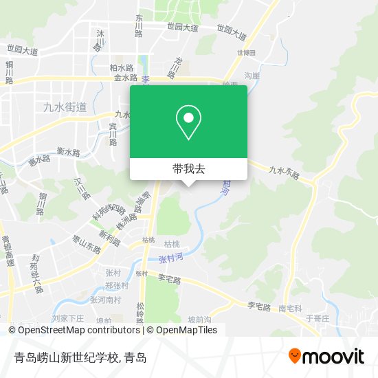 青岛崂山新世纪学校地图