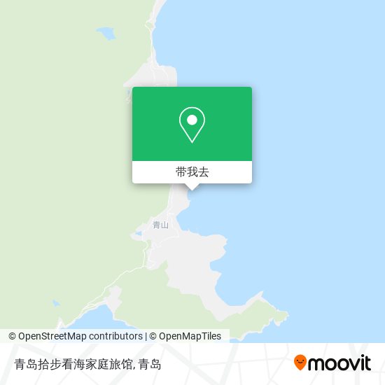 青岛拾步看海家庭旅馆地图