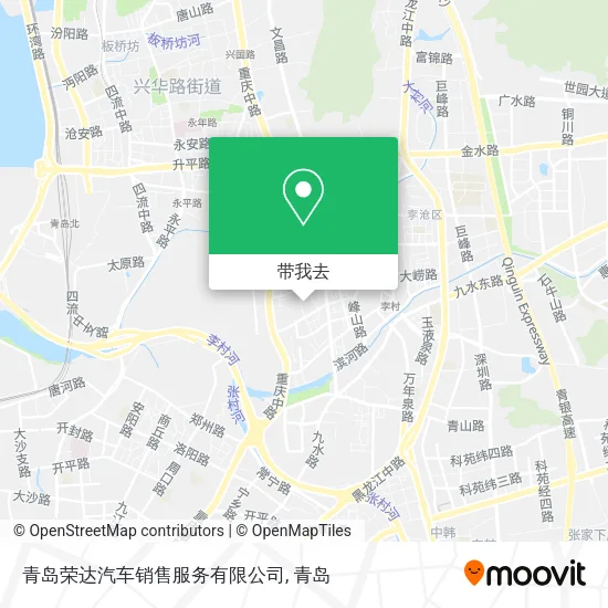 青岛荣达汽车销售服务有限公司地图