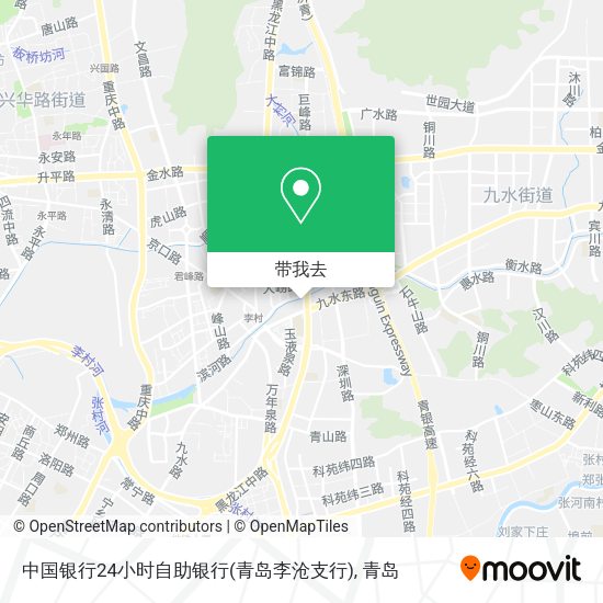 中国银行24小时自助银行(青岛李沧支行)地图